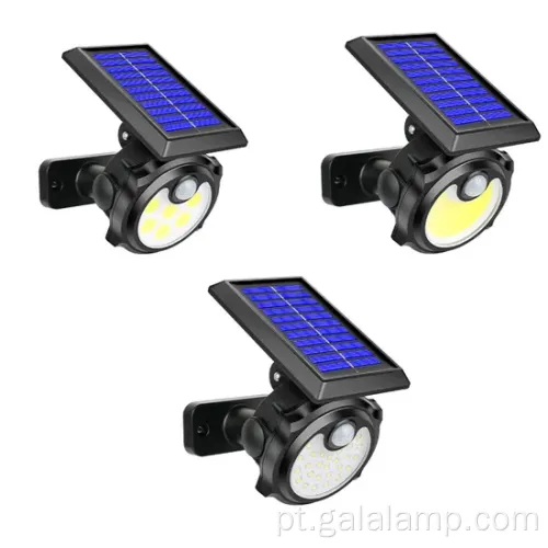 Lâmpada solar de alta eficiência do jardim ao ar livre